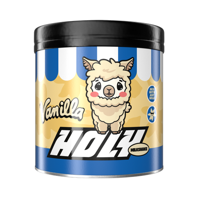 HOLY Milkshake Vanilla, product tub with 50 servings